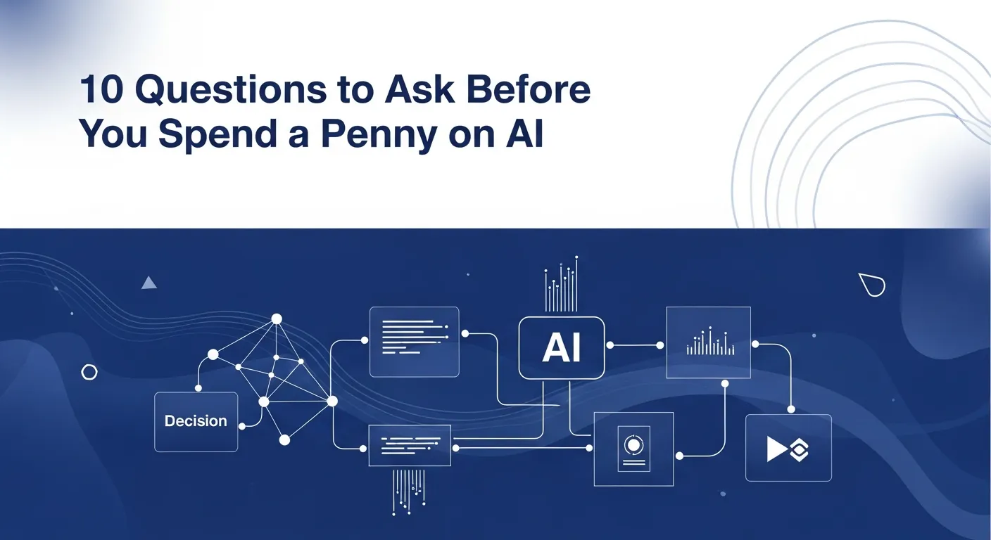10 Questions to Ask Before You Spend a Penny on AI