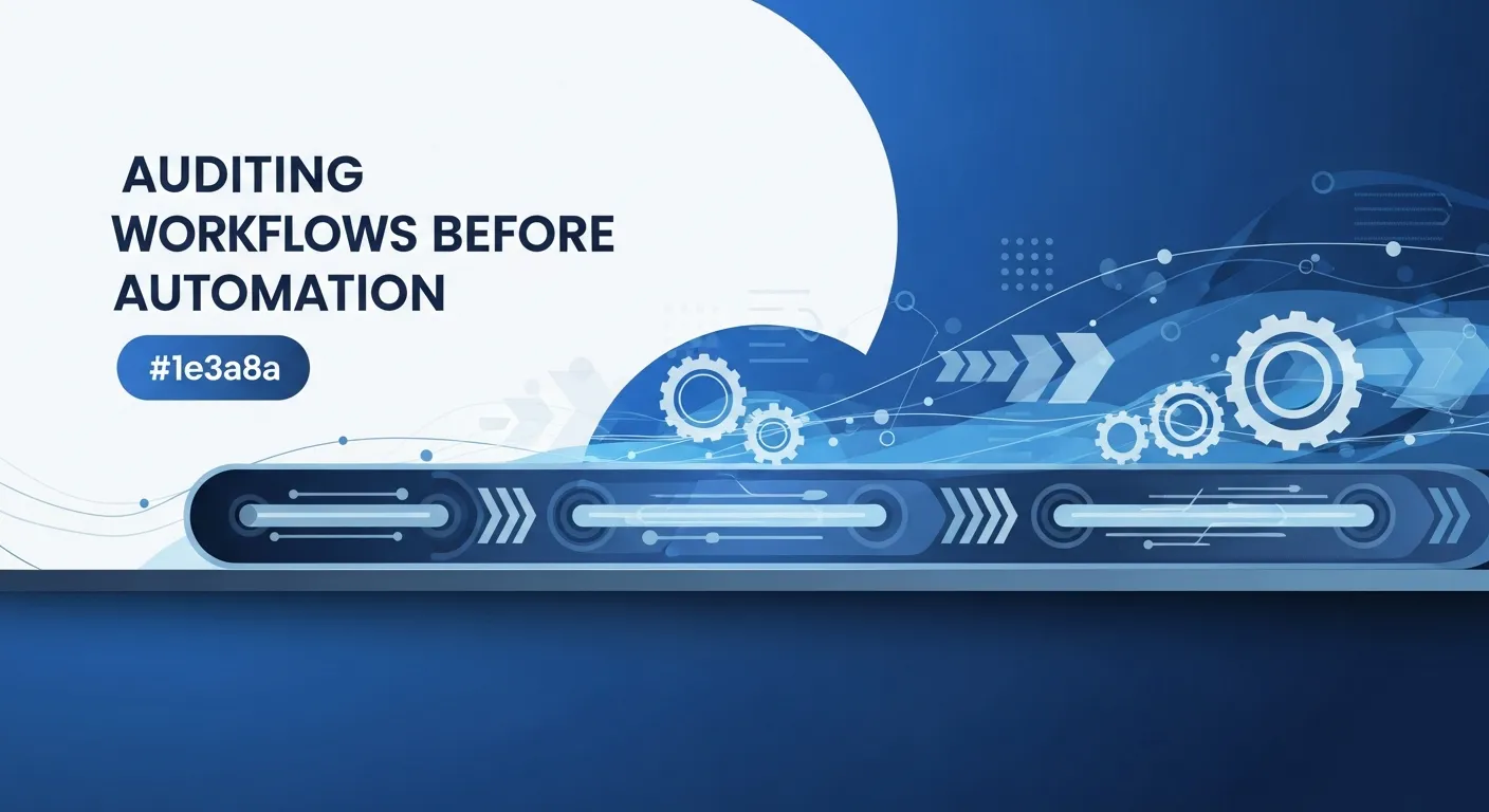 How to Audit Your Workflows Before You Automate Anything