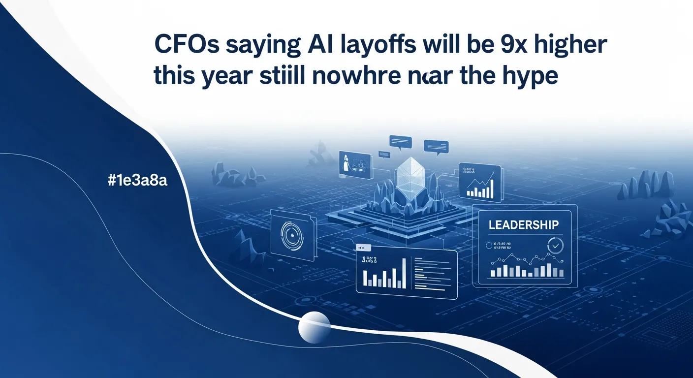CFOs Say AI Layoffs Will Be 9x Higher This Year. And Still Nowhere Near the Hype