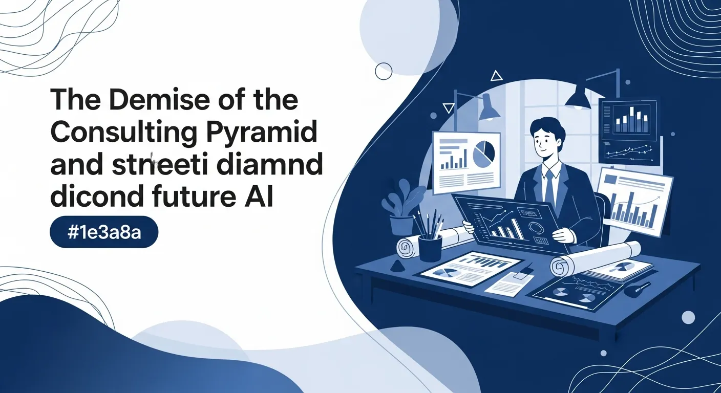 The Consulting Pyramid Is Dead, AI Is Forcing a Diamond-Shaped Future