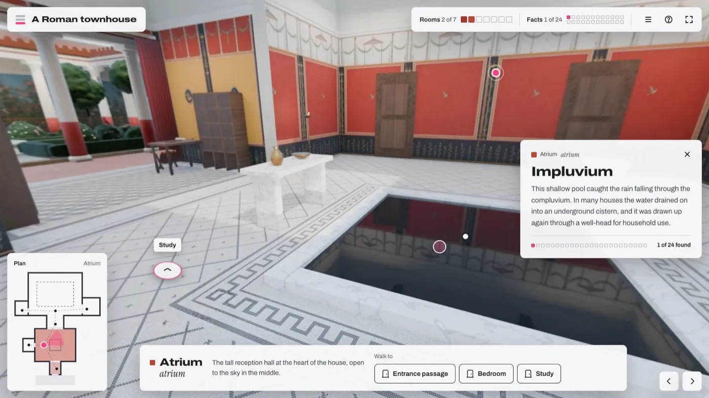Still from the 3D house walk-through