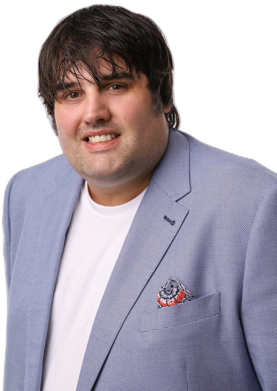 Richard Batt in a blue blazer, smiling